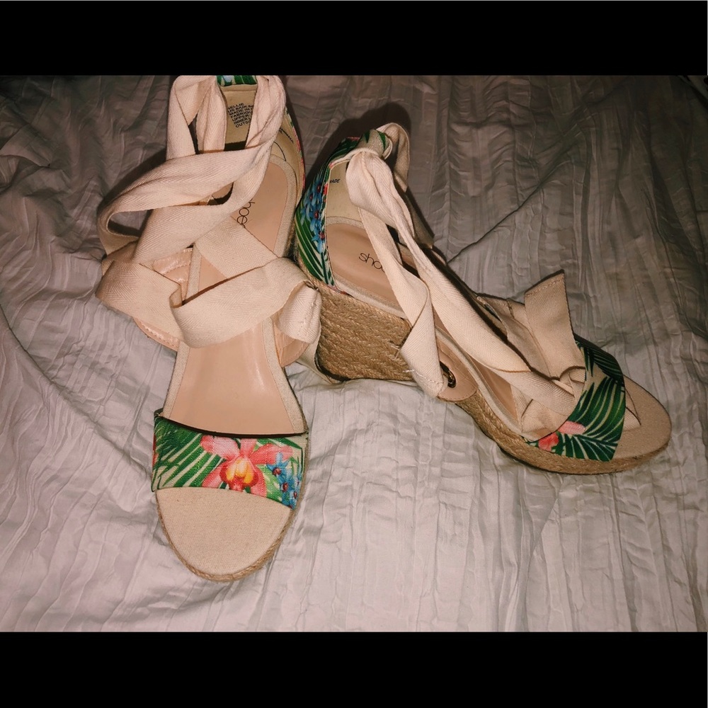 espadrille wedge sandals